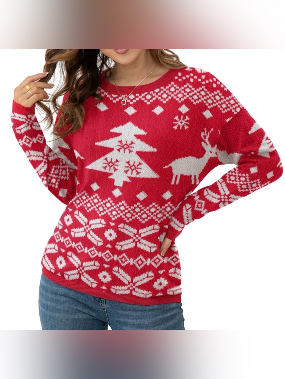 Asklazy Women’s Christmas Sweater